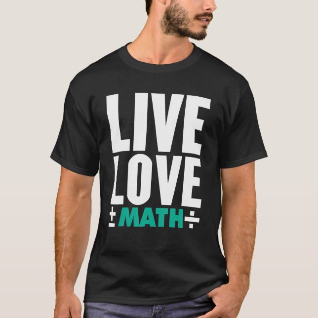 Matematikmatematiker för kvinnor, flickor, matemat t shirt (Framsida)