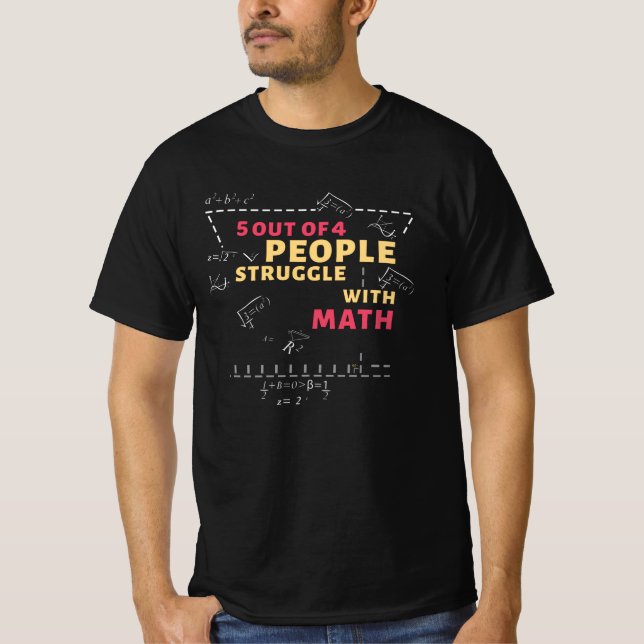 Matematikmatematiker för matematik t shirt (Framsida)