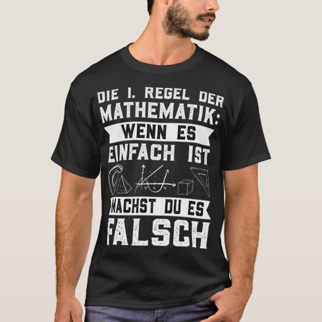 Matematikmatematiker för matematiker med presenter t shirt (Framsida)