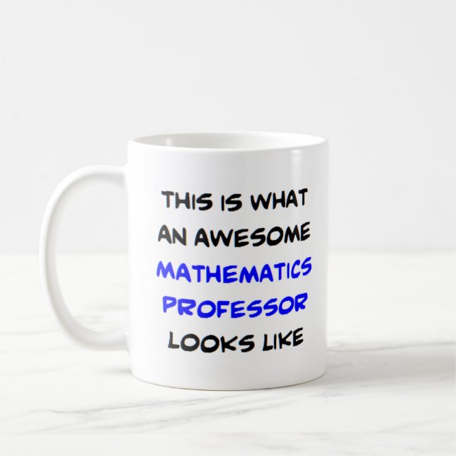 Matematikprofessor, fantastisk kaffemugg (Vänster)