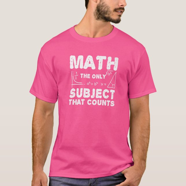 Matematisk apparat för matematik Geek 2 T Shirt (Framsida)