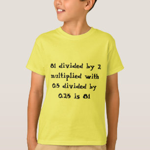 Matematisk beräkning t-shirt