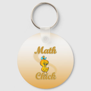 Matematisk Chick Nyckelring