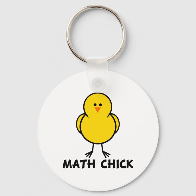 Matematisk Chick Nyckelring (Framsida)