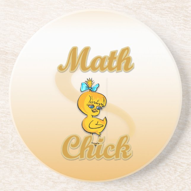 Matematisk Chick Underlägg Sandsten (Framsidan)