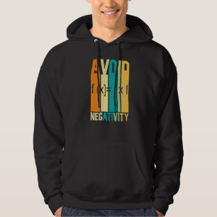 Matematisk citat Undvik negativ matematisk matemat Hoodie