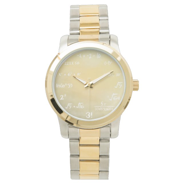 Matematisk ekvationsbevakning för matematik Geeks  Armbandsur (Framsida)