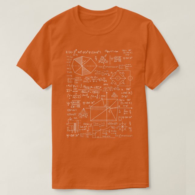 Matematisk formea Mathemaeatekvationskemi T Shirt (Design framsida)