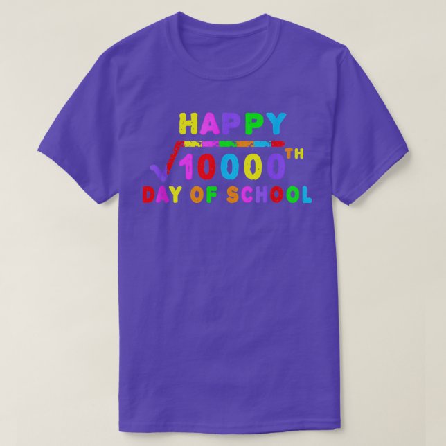 Matematisk formel 100 dagar med skoltorgsrot 10000 t shirt (Design framsida)