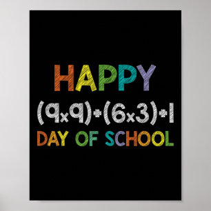 Matematisk formel 100 dagar skolmatning 100 dagar poster