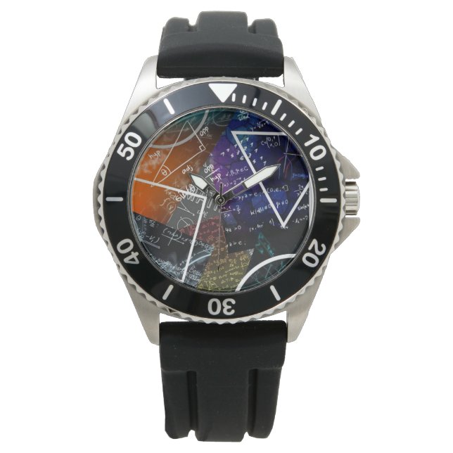 Matematisk formel Analog Watch Armbandsur (Framsida)