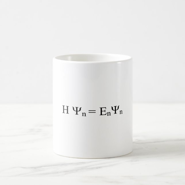 Matematisk fysisk formel kaffemugg (Center)