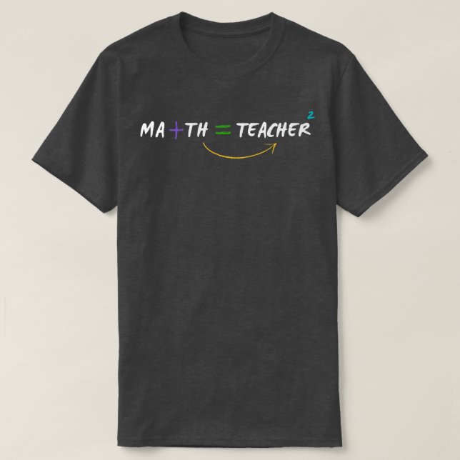 Matematisk lärare t shirt (Design framsida)