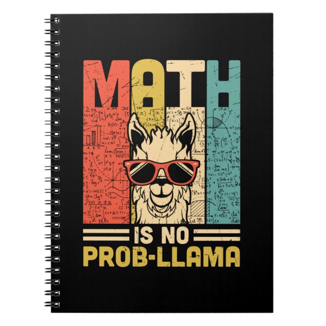 Matematisk lärarmatur är inget problem anteckningsbok (Framsidan)