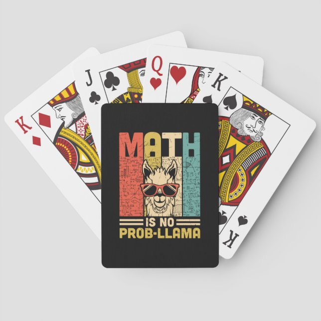 Matematisk lärarmatur är inget problem casinokort (Baksidan)