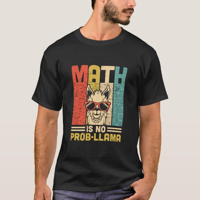 Matematisk lärarmatur är inget problem t shirt (Framsida)
