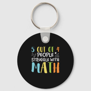 Matematisk lärarstrid med matematik nyckelring