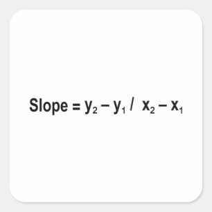 Matematisk matematisk matematisk matematik för lån fyrkantigt klistermärke