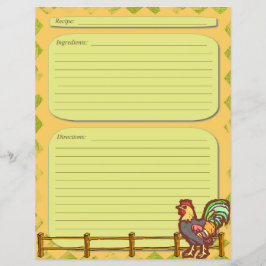 Matematisk mottagarsida för tupp-jordbruk reklamblad