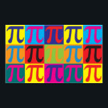 Matematisk popup-konst poster<br><div class="desc">Math Pop Art. Om Math är din hobby,  ockupation eller besatthet,  visa den med underbara Math t-shirts,  mugg,  klistermärken med mera. De är också underbara gåvor till andra Math fläkt!</div>