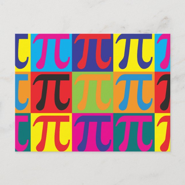 Matematisk popup-konst vykort (Framsida)