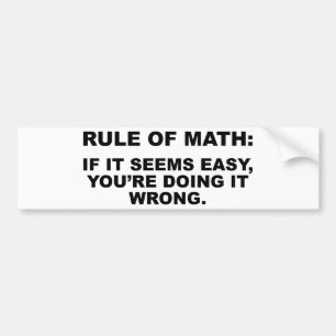Matematisk regel bildekal