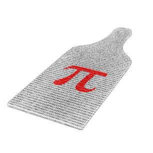 Matematisk symbol med ursprungligt rött nummer pi