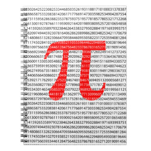Matematisk symbol med ursprungligt rött nummer pi anteckningsbok