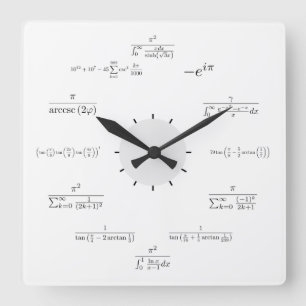 Matematisk väggklocka