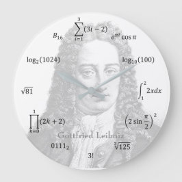 Matematiska ekvationer och anteckningar stor klocka