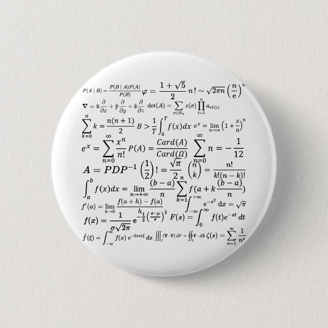 matematiska ekvationer och formler knapp (Framsida)