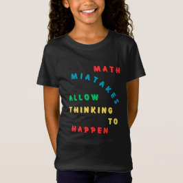 Matematiska fel gör att tankeväckande kan inträffa t shirt
