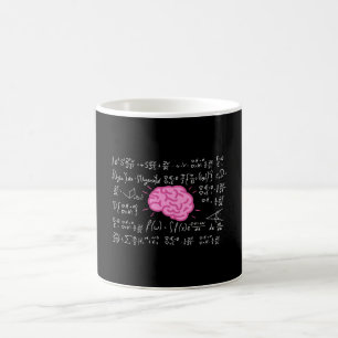Matematiska formler för smarta huvuden kaffemugg