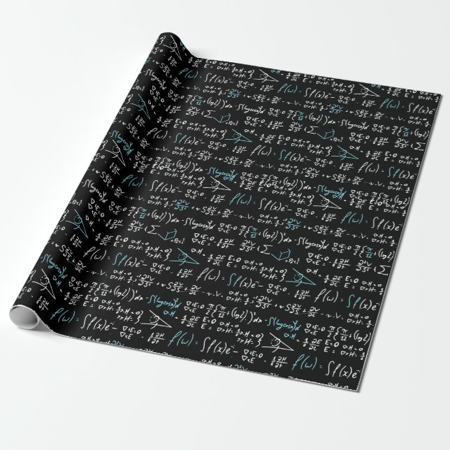 Matematiska formler matematik fysik student lärare presentpapper (Utrullad)