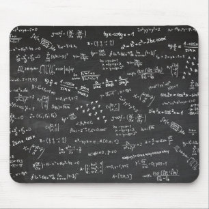 Matematiska formler på en kontur musmatta