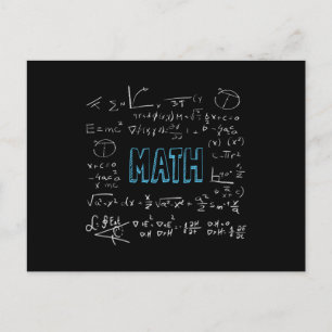 Matematiska formler vykort