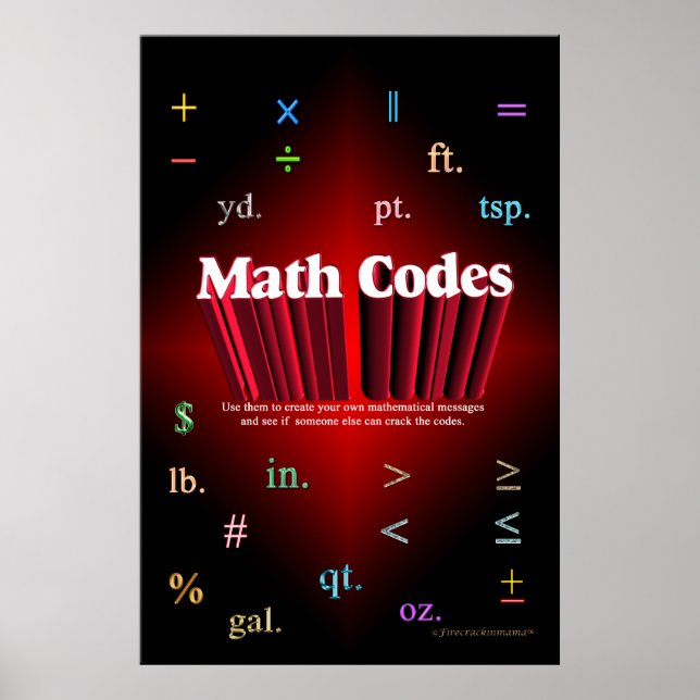 Matematiska koder Poster (Framsidan)