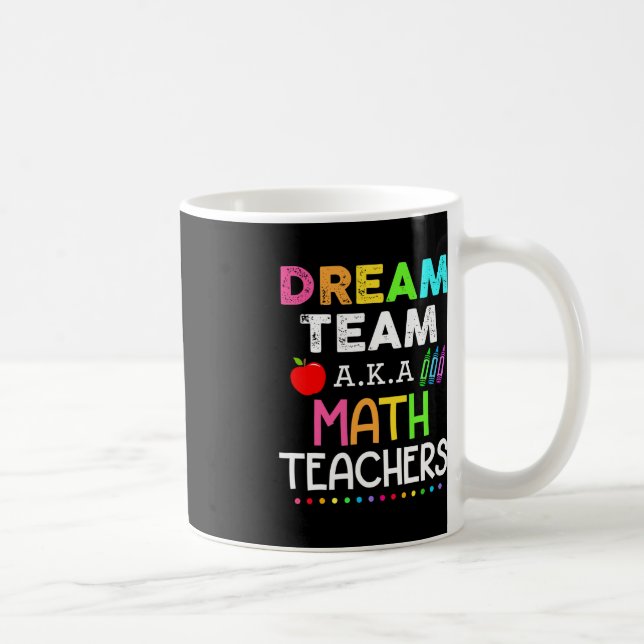 Matematiska lärare drömmer om lag Aka Math Tekers  Kaffemugg (Höger)