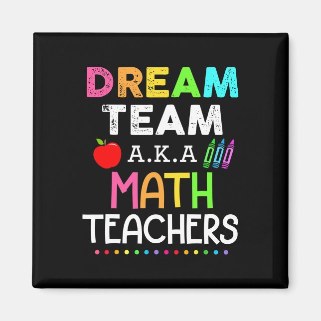 Matematiska lärare drömmer om lag Aka Math Tekers  Magnet (Framsidan)