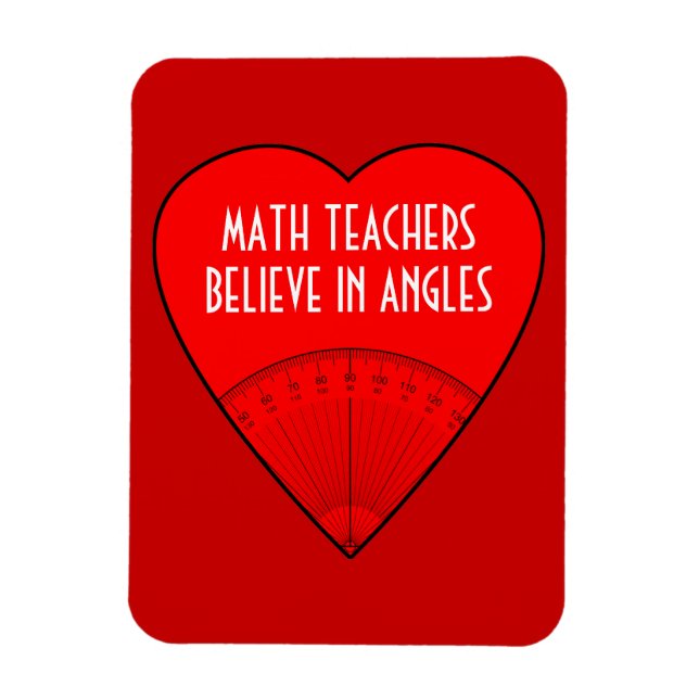 Matematiska lärare tror på vinklar magnet (Vertikal)