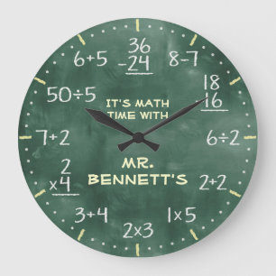 Matematiska likställande Personalizable tar tid p Stor Klocka