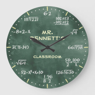 Matematiska likställande Personalizable tar tid p Stor Klocka