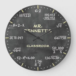 Matematiska likställande Personalizable tar tid på Stor Klocka