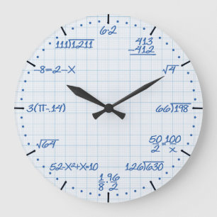 Matematiska likställande tar tid på stor klocka