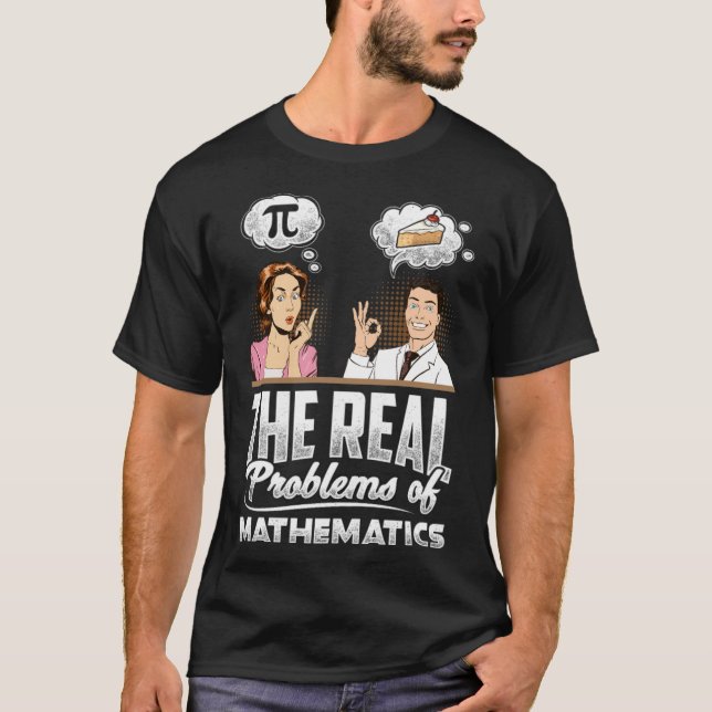 Matematiska matematiska problem med Mathematics Pi T Shirt (Framsida)