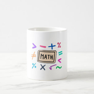 Matematiska symboler för Studenter och föräldrar Kaffemugg