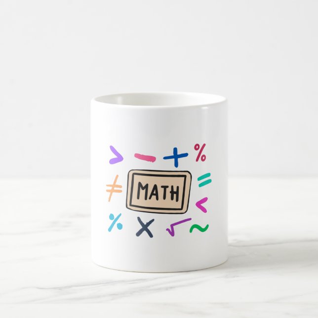 Matematiska symboler för Studenter och föräldrar Kaffemugg (Center)