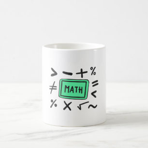 Matematiska symboler för Studenter och föräldrar Kaffemugg
