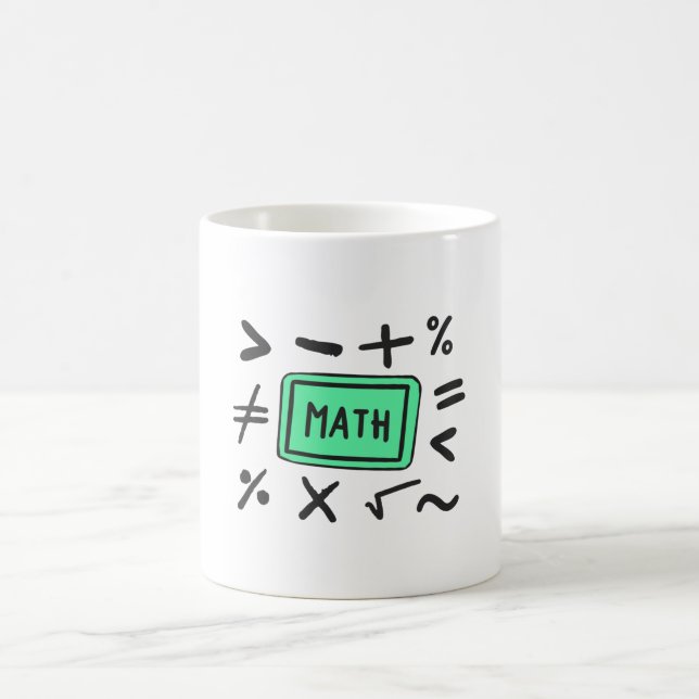 Matematiska symboler för Studenter och föräldrar Kaffemugg (Center)