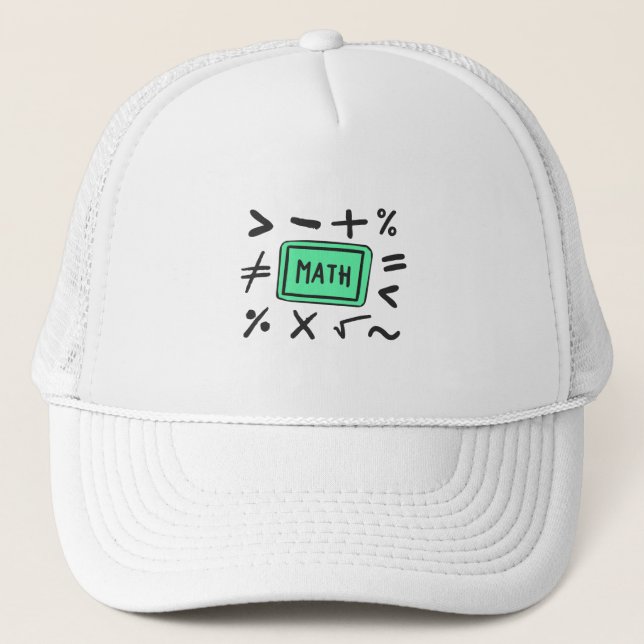 Matematiska symboler för Studenter och föräldrar Keps (Framsida)